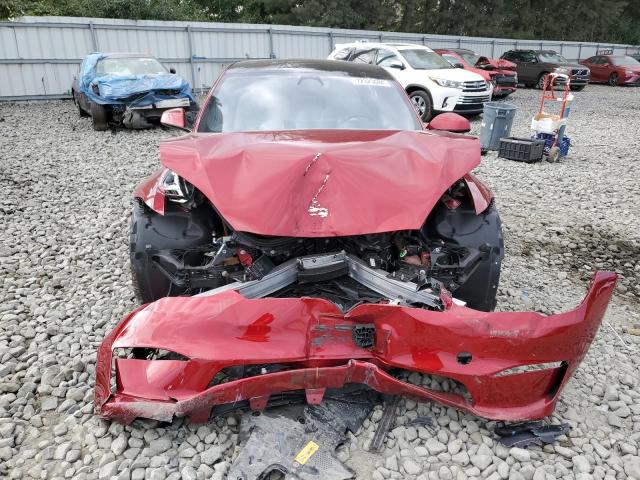 5YJSA1E51PF525662 - 2023 TESLA MODEL S RED photo 5