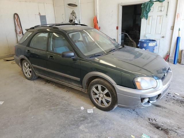 JF1GG68535H817247 - 2005 SUBARU IMPREZA OUTBACK SPORT GREEN photo 4