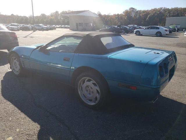 1G1YY33P6N5104128 - 1992 CHEVROLET CORVETTE BLUE photo 2