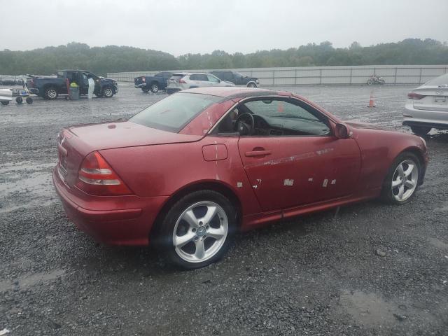 WDBKK65F61F207122 - 2001 MERCEDES-BENZ SLK 320 RED photo 3