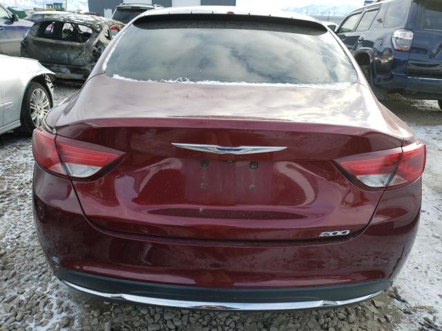 1C3CCCAB8FN646618 - 2015 CHRYSLER 200 LIMITED RED photo 6