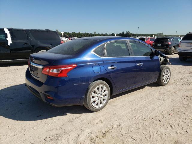 3N1AB7AP7KY411149 - 2019 NISSAN SENTRA S BLUE photo 3