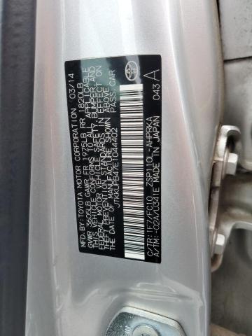 JTKKUPB47E1044402 - 2014 TOYOTA SCION XD SILVER photo 12