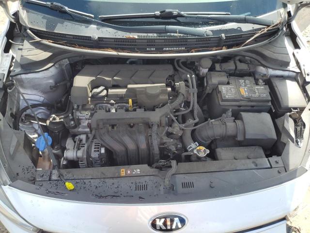 3KPA24AD0ME397701 - 2021 KIA RIO LX SILVER photo 11