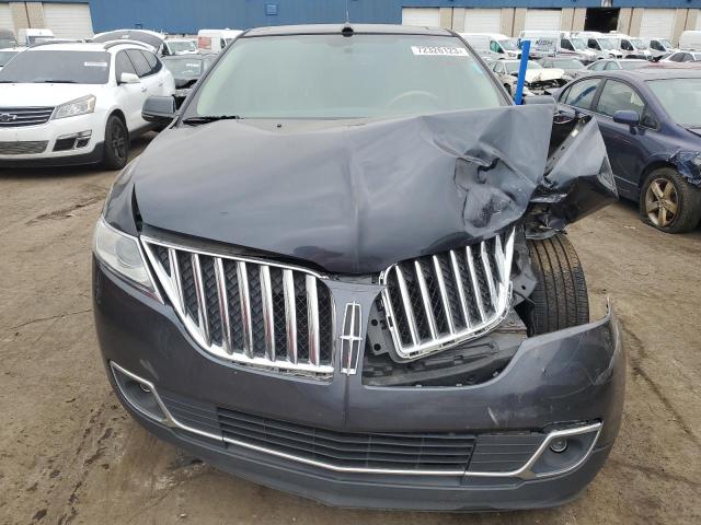 2LMDJ8JK9EBL06391 - 2014 LINCOLN MKX BLUE photo 5