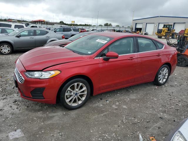 3FA6P0HD6LR228057 - 2020 FORD FUSION SE RED photo 1