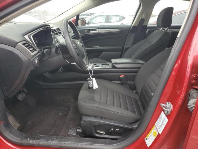 3FA6P0HD6LR228057 - 2020 FORD FUSION SE RED photo 7