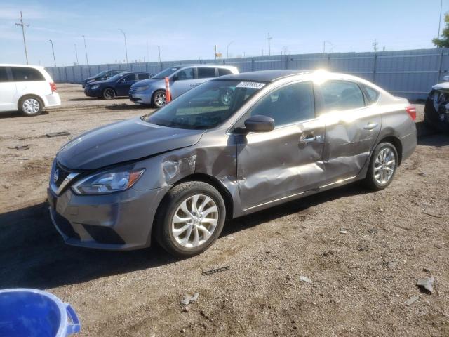 3N1AB7AP0HY239958 - 2017 NISSAN SENTRA S GRAY photo 1