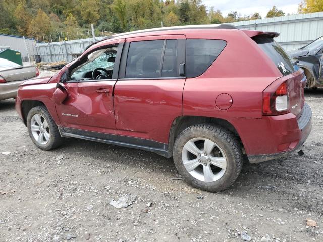 1C4NJDEB6ED665912 - 2014 JEEP COMPASS LATITUDE MAROON photo 2