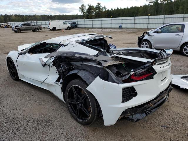 1G1YB2D42N5121265 - 2022 CHEVROLET CORVETTE STINGRAY 2LT WHITE photo 2