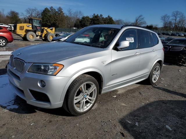 5UXWX7C50EL983496 - 2014 BMW X3 XDRIVE35I SILVER photo 1