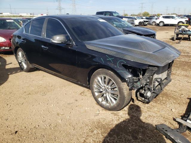 JN1EV7AR0JM610457 - 2018 INFINITI Q50 LUXE BLACK photo 4