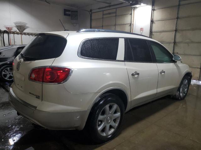 5GALRBED0AJ215594 - 2010 BUICK ENCLAVE CXL WHITE photo 3