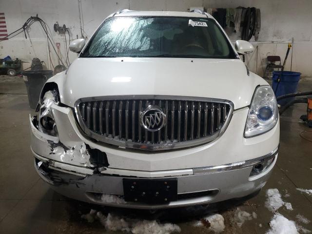 5GALRBED0AJ215594 - 2010 BUICK ENCLAVE CXL WHITE photo 5