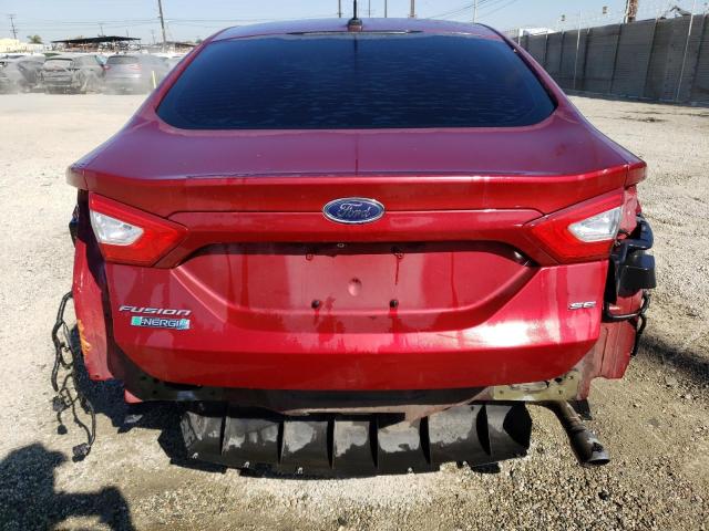 3FA6P0PU1DR254293 - 2013 FORD FUSION SE PHEV RED photo 6