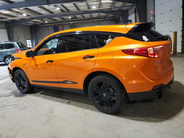 5J8TC2H70MY000283 - 2021 ACURA RDX ADVANCE ORANGE photo 2