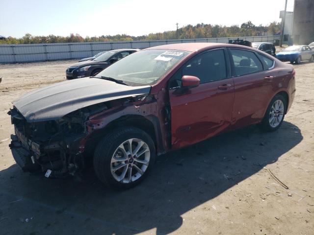 3FA6P0LU8KR167588 - 2019 FORD FUSION SE Қызыл фото 1