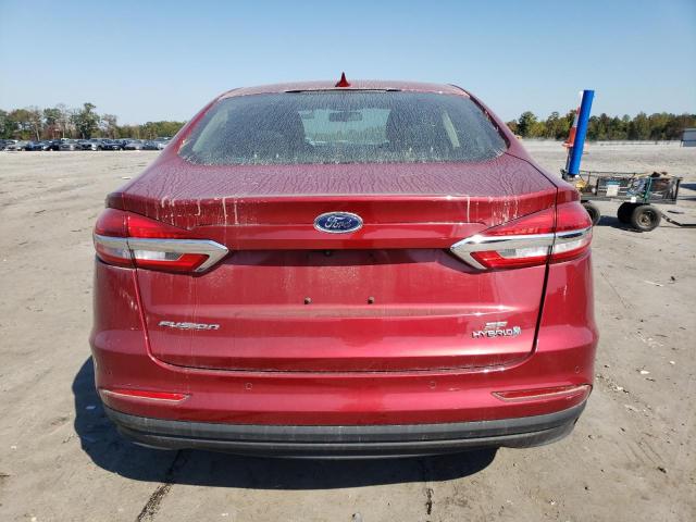 3FA6P0LU8KR167588 - 2019 FORD FUSION SE Қызыл фото 6
