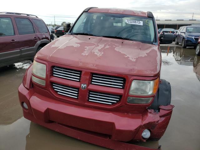 1D4PT6GX2AW164864 - 2010 DODGE NITRO DETONATOR RED photo 5