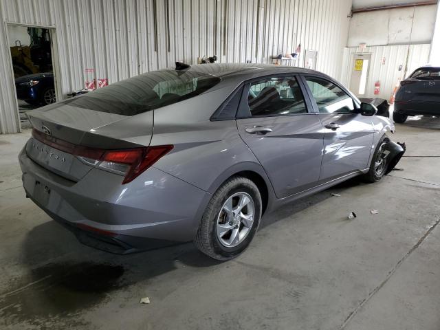 KMHLL4AG2MU213288 - 2021 HYUNDAI ELANTRA SE GRAY photo 3