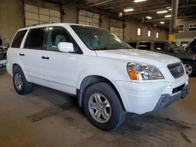 2HKYF18495H569759 - 2005 HONDA PILOT EX WHITE photo 4