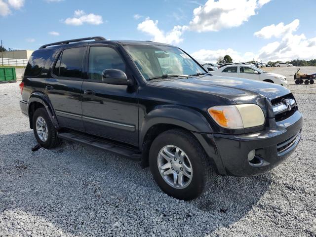 5TDZT38A85S239524 - 2005 TOYOTA SEQUOIA LIMITED BLACK photo 4