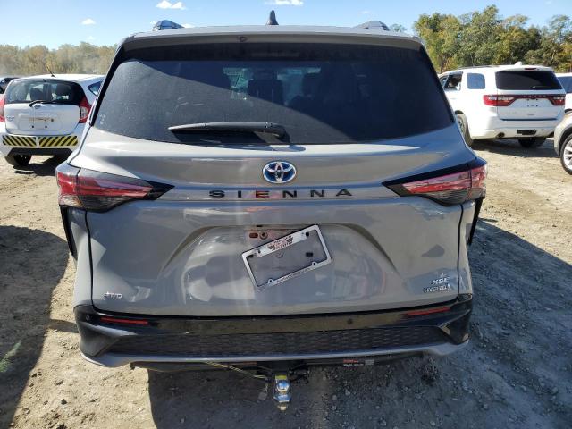 5TDXSKFC7PS075811 - 2023 TOYOTA SIENNA XSE SILVER photo 6