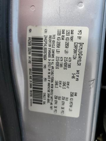 2A4GP54L86R870664 - 2006 CHRYSLER TOWN & COU TOURING მუქწითელი ფოტო 12