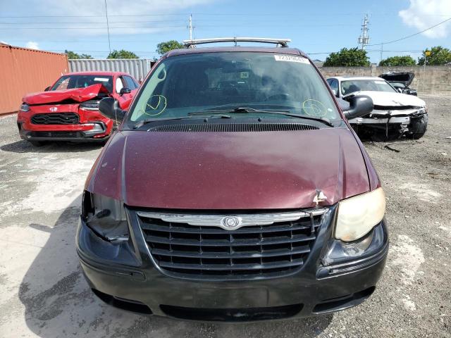 2A4GP54L86R870664 - 2006 CHRYSLER TOWN & COU TOURING მუქწითელი ფოტო 5