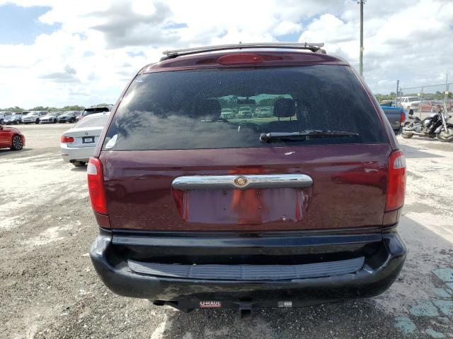 2A4GP54L86R870664 - 2006 CHRYSLER TOWN & COU TOURING მუქწითელი ფოტო 6