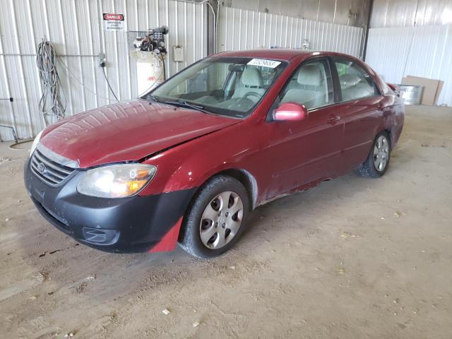 KNAFE221995624812 - 2009 KIA SPECTRA EX MAROON photo 1