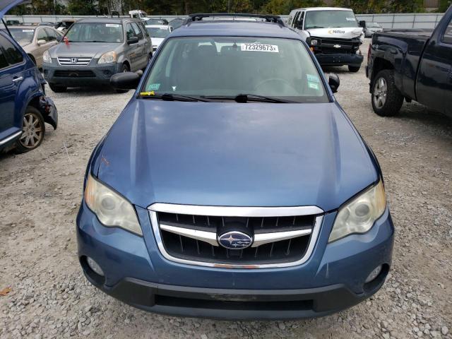 4S4BP61C687326965 - 2008 SUBARU OUTBACK 2.5I BLUE photo 5