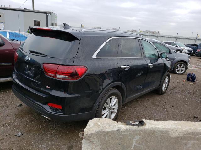 5XYPG4A36KG550097 - 2019 KIA SORENTO L BLACK photo 3