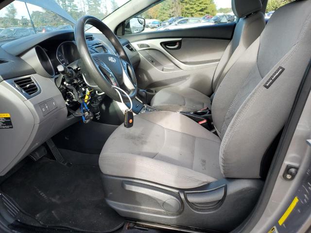 KMHDH4AE3DU626499 - 2013 HYUNDAI ELANTRA GLS SILVER photo 7