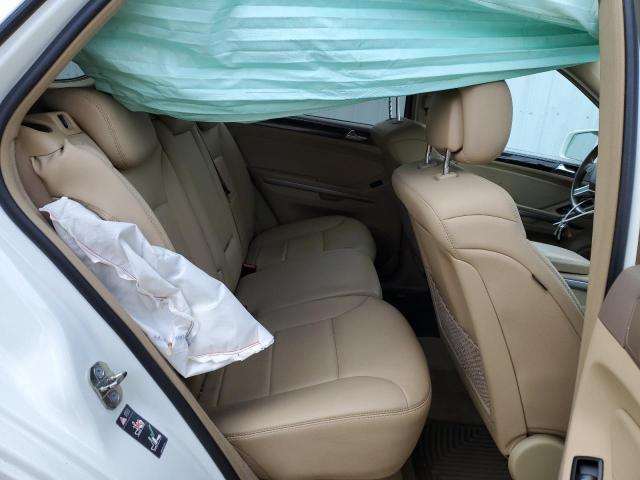 4JGBB8GB1BA676586 - 2011 MERCEDES-BENZ ML 350 4MATIC WHITE photo 11