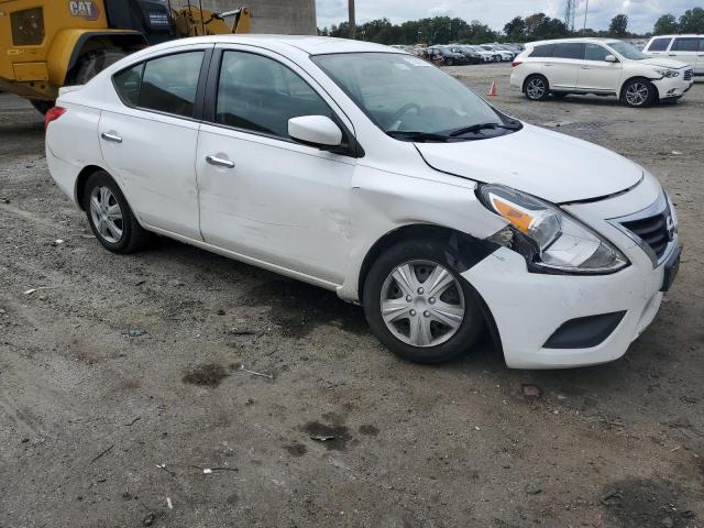 3N1CN7AP4FL866706 - 2015 NISSAN VERSA S WHITE photo 4