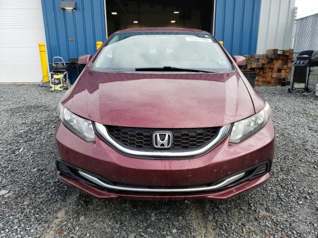 2HGFB2F43DH018084 - 2013 HONDA CIVIC LX BURGUNDY photo 5