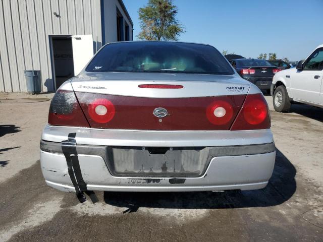 2G1WF52E749121966 - 2004 CHEVROLET IMPALA SILVER photo 6