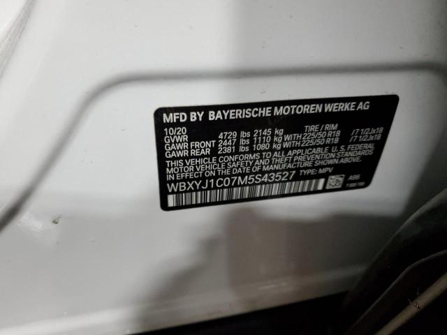 WBXYJ1C07M5S43527 - 2021 BMW X2 XDRIVE28I WHITE photo 13