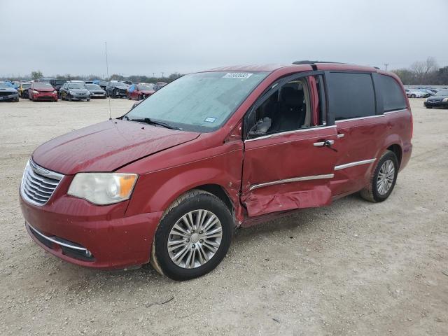 2C4RC1CG5ER147716 - 2014 CHRYSLER TOWN & COU TOURING L MAROON photo 1