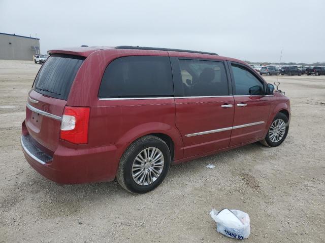 2C4RC1CG5ER147716 - 2014 CHRYSLER TOWN & COU TOURING L MAROON photo 3