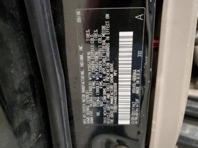 5TDBT44A87S280008 - 2007 TOYOTA SEQUOIA LI SR5 BLACK photo 14