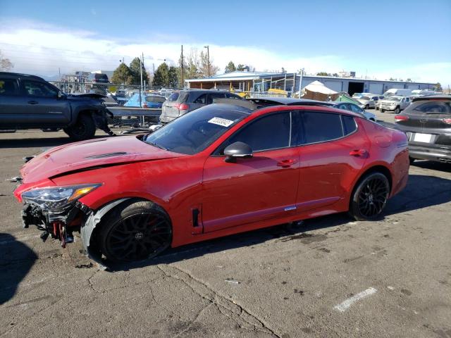 KNAE55LC8K6058543 - 2019 KIA STINGER GT2 RED photo 1