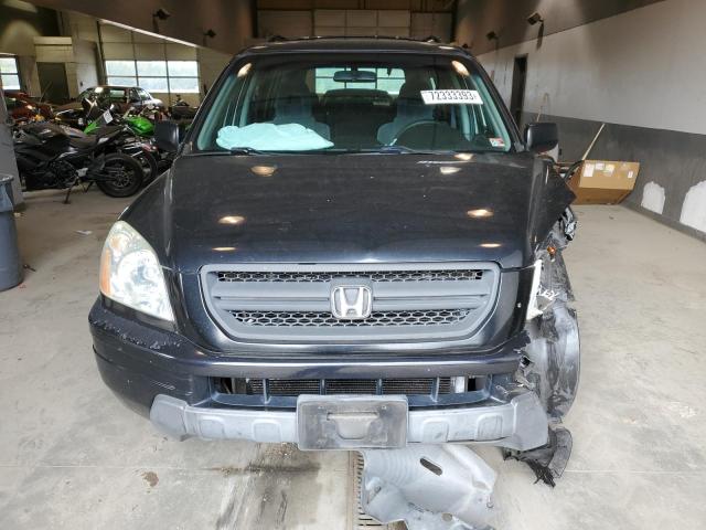 2HKYF18124H540382 - 2004 HONDA PILOT LX BLACK photo 5