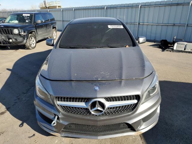 WDDSJ4GB1FN182698 - 2015 MERCEDES-BENZ CLA 250 4MATIC GRAY photo 5