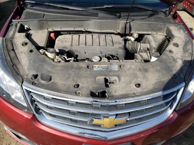 1GNKRGKD9HJ333799 - 2017 CHEVROLET TRAVERSE LT BURGUNDY photo 12