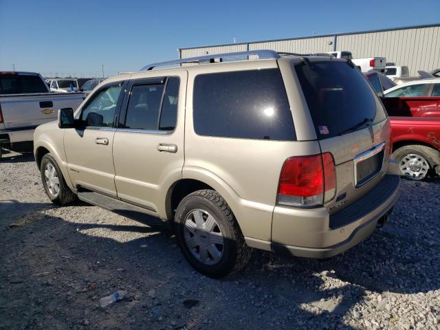 5LMEU88H94ZJ42019 - 2004 LINCOLN AVIATOR BEIGE photo 2