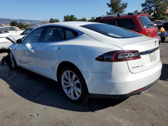 5YJSA1H18EFP66754 - 2014 TESLA MODEL S Սպիտակ լուսանկար 2