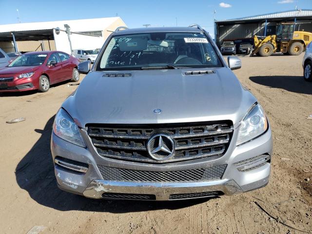 4JGDA5JB3FA529372 - 2015 MERCEDES-BENZ ML 350 SILVER photo 5