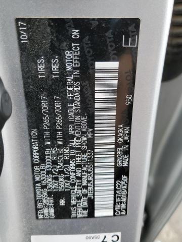 JTEBU5JR3J5511337 - 2018 TOYOTA 4RUNNER SR5/SR5 PREMIUM 银色 照片 13